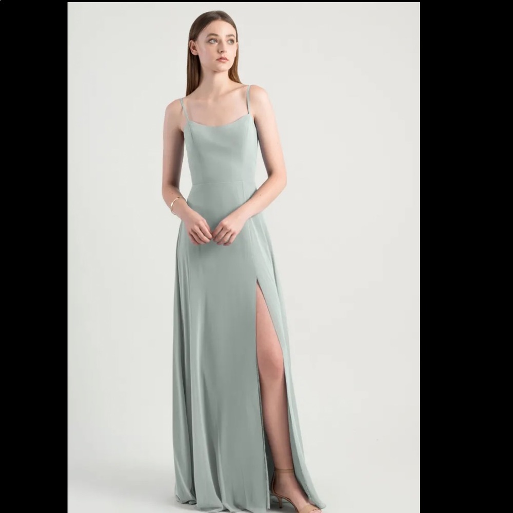Jenny Yoo Kiara Bridesmaid Dress- Morning Mist NEW WITH TAGS